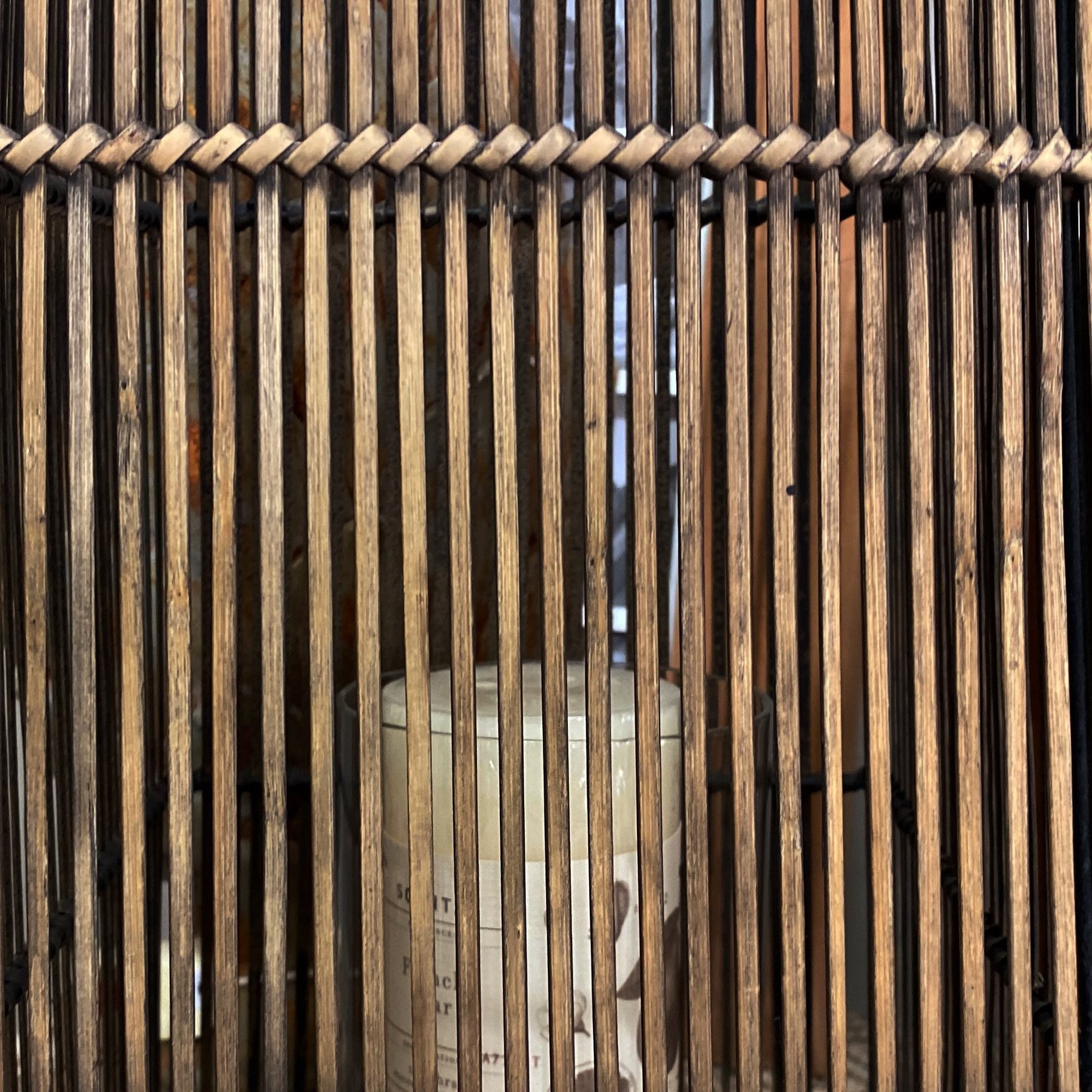 twenty three bamboo slats